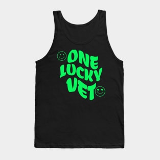 One Lucky Vet St Patrick's Day Tank Top